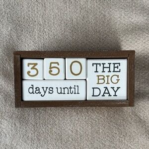 Wedding Countdown Blocks